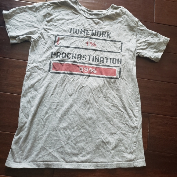 Boys Homework Procrastination Tee - Picture 1 of 3